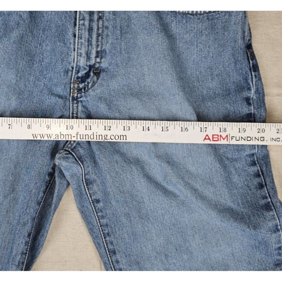 CK Calvin Klein Women’s Bootcut Jeans Size 12 / 32W 30L Sandblast Med Wash Denim - Picture 3 of 16